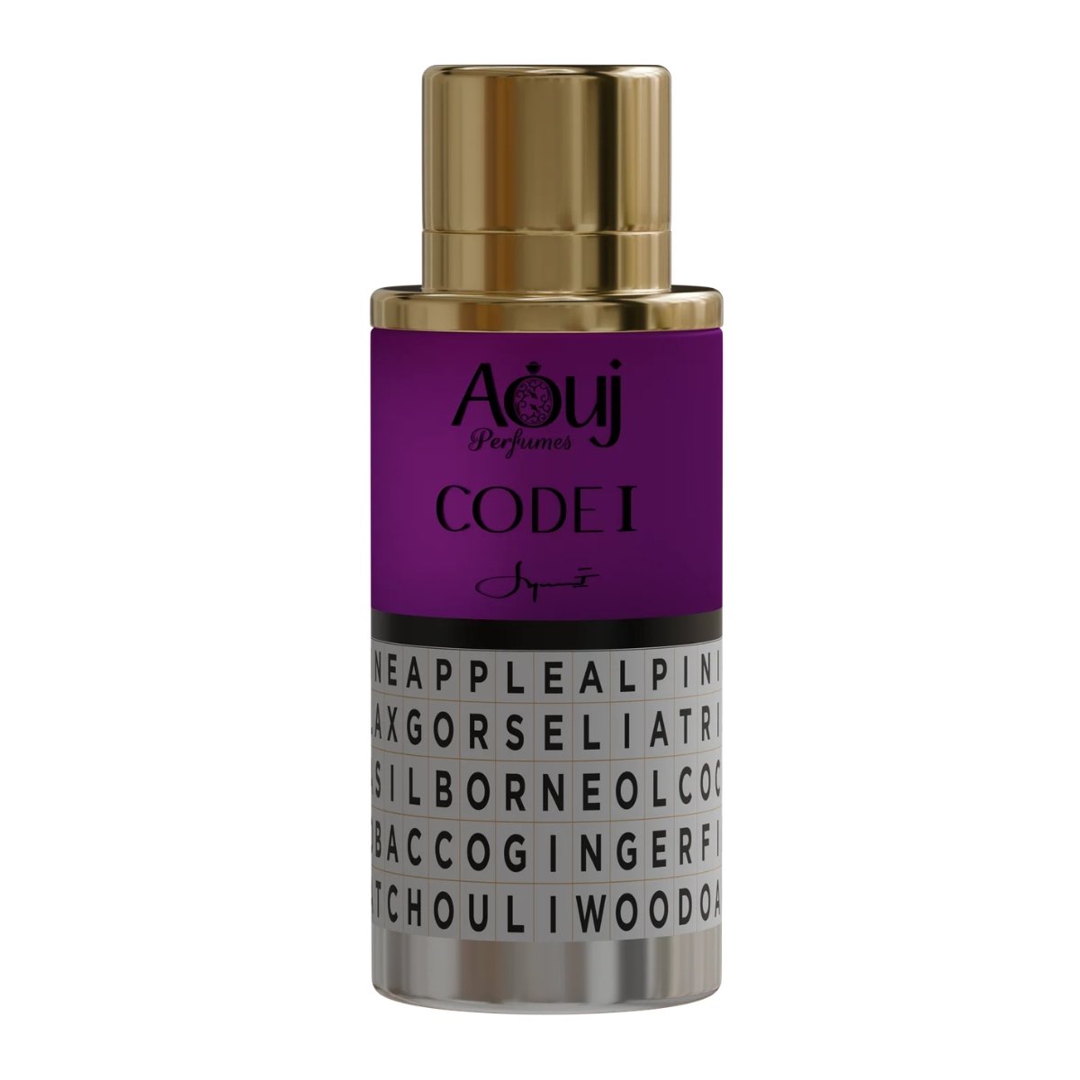 AOUJ code 1 Aouj Code 1 – Ananas Tabak Unisexparfum 100 ml - Afbeelding 1